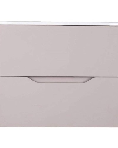 Тумба с раковиной Orange Line 80 Li-80TuL+Ra подвесная Латте матовый