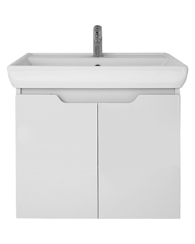 Тумба под раковину Dreja Q (D) 60 99.1001 подвесная Белая