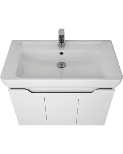 Тумба под раковину Dreja Q (D) 80 99.1003 подвесная Белая