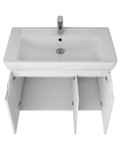 Тумба под раковину Dreja Q (D) 80 99.1003 подвесная Белая