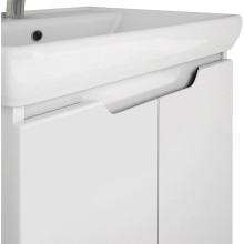 Тумба под раковину Dreja Q Plus (D) 60 99.1004 подвесная напольная Белый