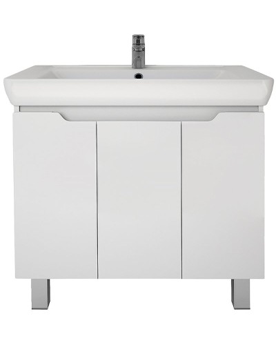 Тумба под раковину Dreja Q Plus (D) 80 99.1006 подвесная напольная Белый