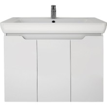 Тумба под раковину Dreja Q Plus (D) 80 99.1006 подвесная напольная Белый