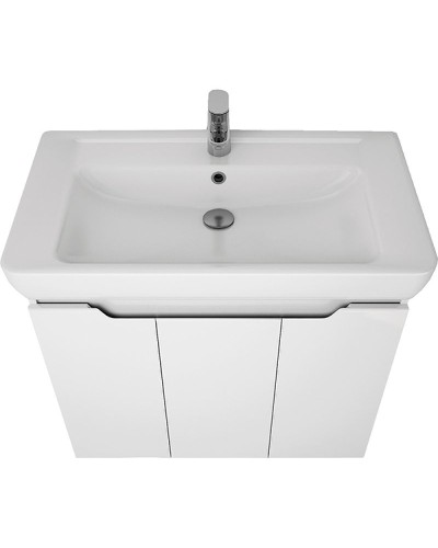 Тумба под раковину Dreja Q Plus (D) 80 99.1006 подвесная напольная Белый