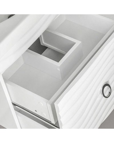 Тумба под раковину Style Line Вероника 60 Люкс Plus ЛС-00000727 подвесная Белый глянец