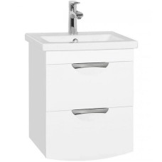 Тумба под раковину Style Line Жасмин 2 50 Люкс Plus ЛС-000010039 подвесная Белый глянец