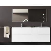 Тумба с раковиной Laufen Kartell 80 8.6033.5.640.104.1 подвесная Белая