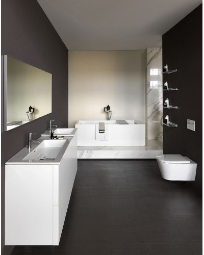 Тумба с раковиной Laufen Kartell 100 8.6033.7.640.104.1 подвесная Белая