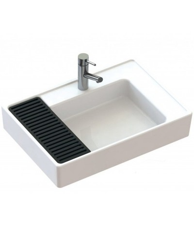 Тумба с раковиной Creavit Arya 68 AR065-M+AR065 Черная