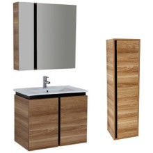 Тумба с раковиной Creavit Verti 80 VE0080.42.VV подвесная Орех