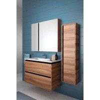 Тумба с раковиной Creavit Verti 100 VE0100.42.VV подвесная Орех