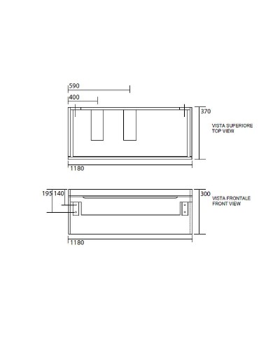 Тумба под раковину Kerasan Inka Project 911102 подвесная Белый