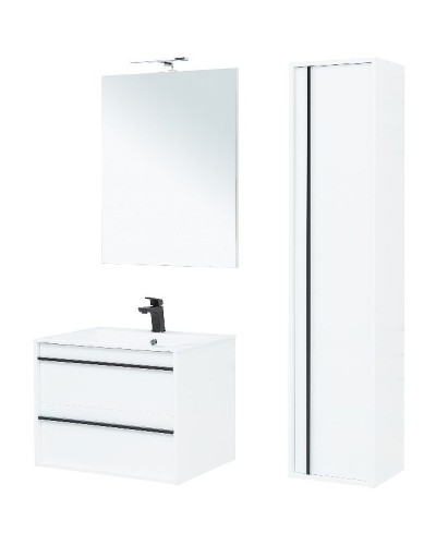 Тумба под раковину Aquanet Lino 70 253902 подвесная Белая матовая