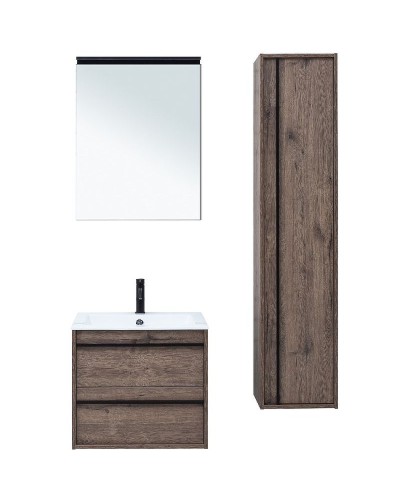 Тумба под раковину Aquanet Lino 60 253910 подвесная Дуб веллингтон