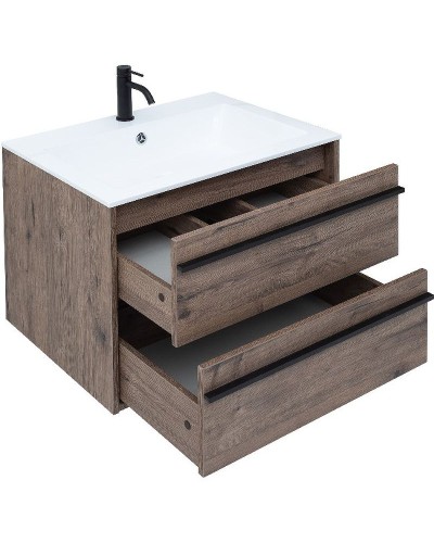 Тумба под раковину Aquanet Lino 70 253911 подвесная Дуб веллингтон