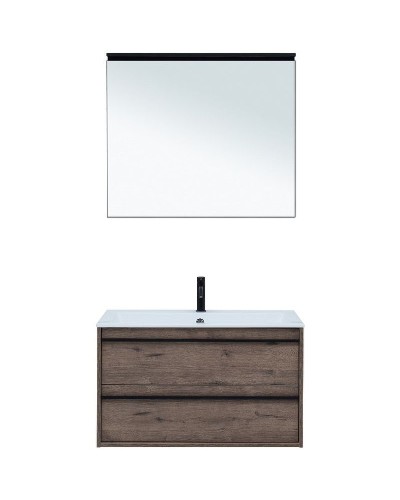 Тумба под раковину Aquanet Lino 90 253913 подвесная Дуб веллингтон
