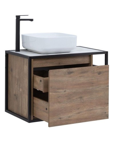 Тумба под раковину Aquanet Nova Lite Loft 75L 261658 подвесная Дуб рустикальный