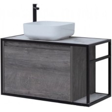 Тумба под раковину Aquanet Nova Lite Loft 90L 261656 подвесная Дуб рошелье