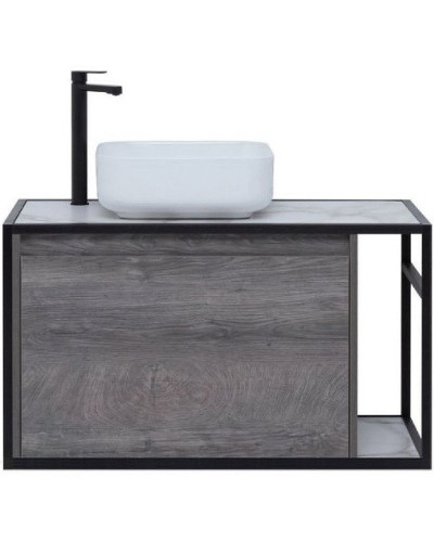 Тумба под раковину Aquanet Nova Lite Loft 90L 261656 подвесная Дуб рошелье