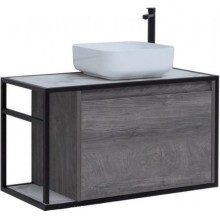 Тумба под раковину Aquanet Nova Lite Loft 90R 261655 подвесная Дуб рошелье