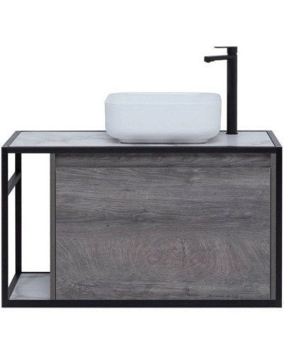 Тумба под раковину Aquanet Nova Lite Loft 90R 261655 подвесная Дуб рошелье