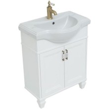 Тумба под раковину Aquanet Валенса 65 252280 Белая матовая