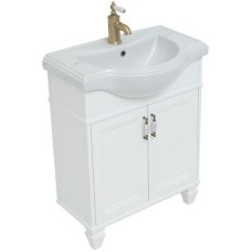 Тумба под раковину Aquanet Валенса 65 252280 Белая матовая