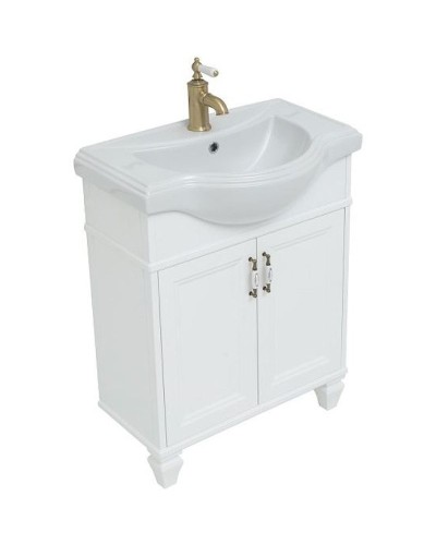 Тумба под раковину Aquanet Валенса 65 252280 Белая матовая