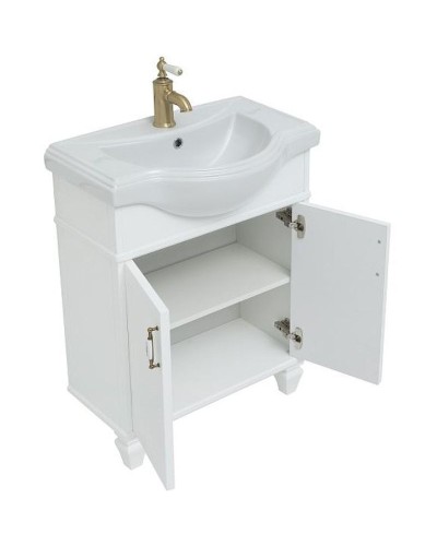 Тумба под раковину Aquanet Валенса 65 252280 Белая матовая