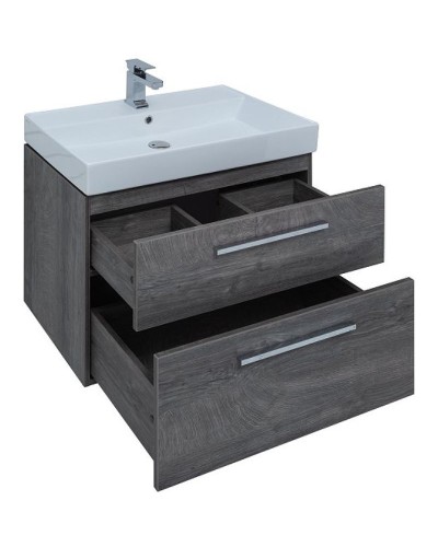 Тумба под раковину Aquanet Nova 75 242260 подвесная Дуб рошелье