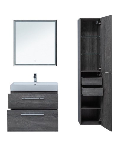 Тумба под раковину Aquanet Nova 75 242260 подвесная Дуб рошелье