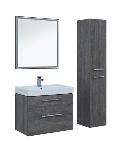 Тумба под раковину Aquanet Nova 75 242260 подвесная Дуб рошелье