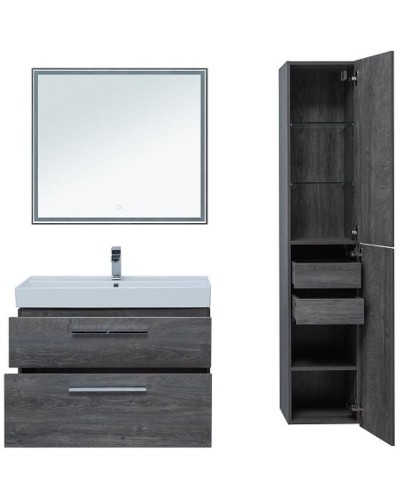 Тумба под раковину Aquanet Nova 90 242277 подвесная Дуб рошелье