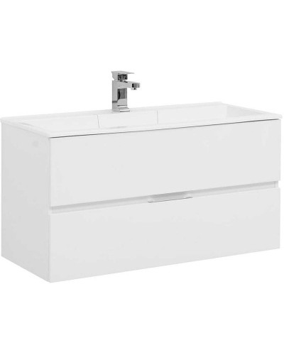 Тумба под раковину Aquanet Алвита 100 235341 подвесная Белая