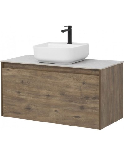 Тумба под раковину Aquanet Nova Lite 100 249520 подвесная Дуб рустикальный