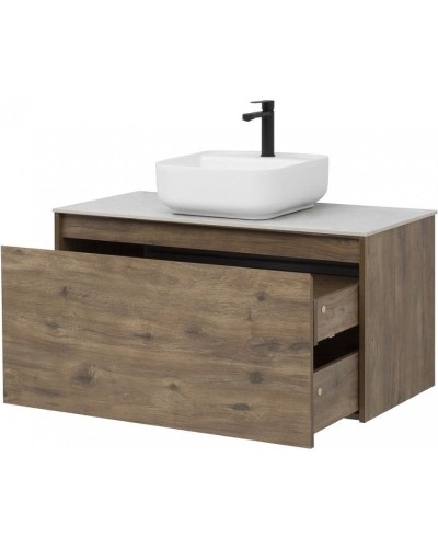 Тумба под раковину Aquanet Nova Lite 100 249520 подвесная Дуб рустикальный