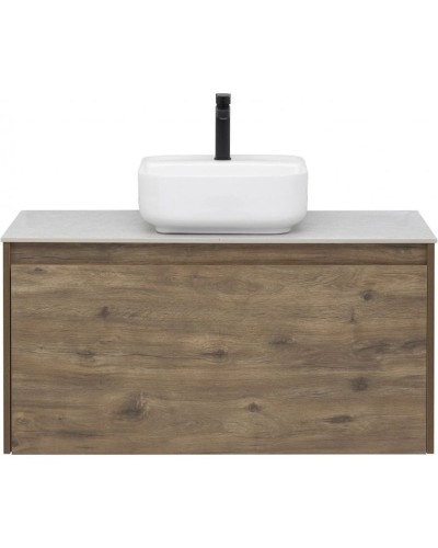 Тумба под раковину Aquanet Nova Lite 100 249520 подвесная Дуб рустикальный