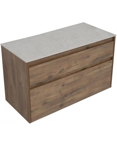 Тумба под раковину Aquanet Nova Lite 100 249521 подвесная Дуб рустикальный