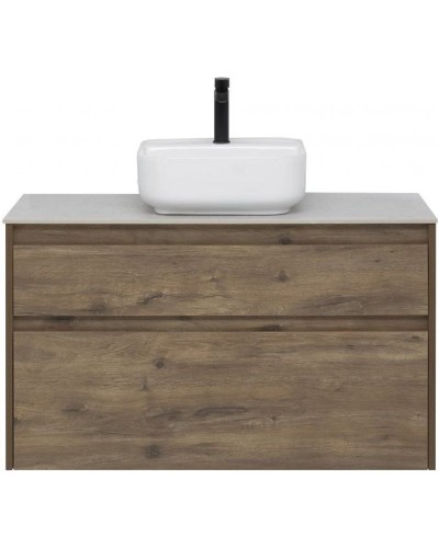 Тумба под раковину Aquanet Nova Lite 100 249521 подвесная Дуб рустикальный