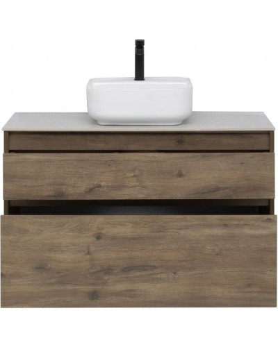 Тумба под раковину Aquanet Nova Lite 100 249521 подвесная Дуб рустикальный