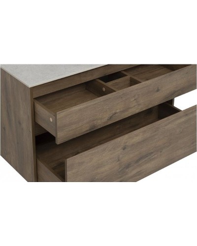 Тумба под раковину Aquanet Nova Lite 100 249521 подвесная Дуб рустикальный