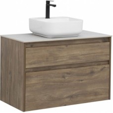 Тумба под раковину Aquanet Nova Lite 90 249518 подвесная Дуб рустикальный