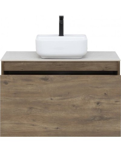 Тумба под раковину Aquanet Nova Lite 90 249517 подвесная Дуб рустикальный