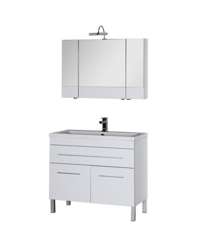 Тумба с раковиной Aquanet Верона 100 213034 Белая