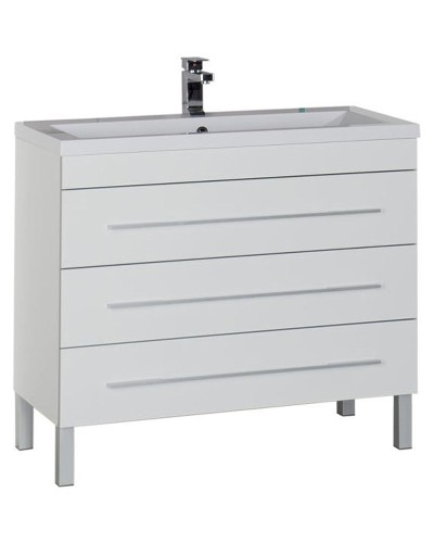 Тумба с раковиной Aquanet Верона 100 212871 Белая