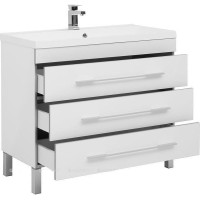 Тумба с раковиной Aquanet Верона 100 212871 Белая