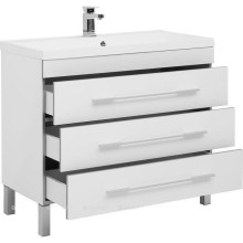 Тумба с раковиной Aquanet Верона 100 212871 Белая