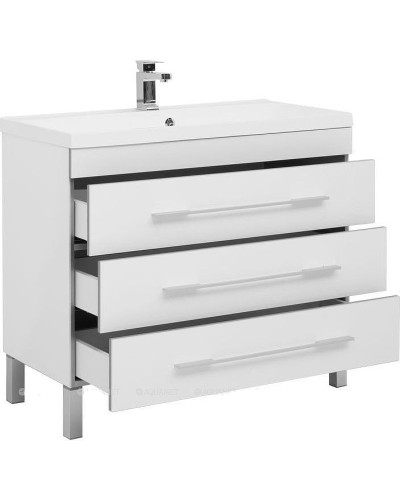 Тумба с раковиной Aquanet Верона 100 212871 Белая