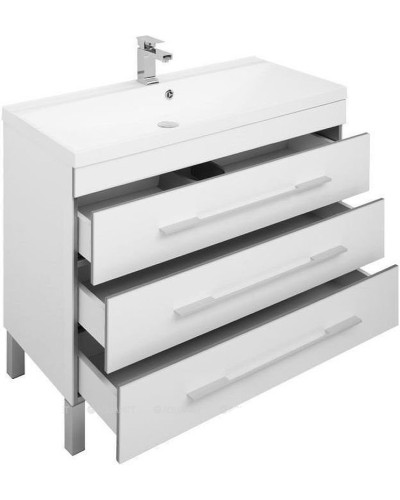 Тумба с раковиной Aquanet Верона 100 212871 Белая