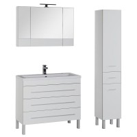 Тумба с раковиной Aquanet Верона 100 212871 Белая